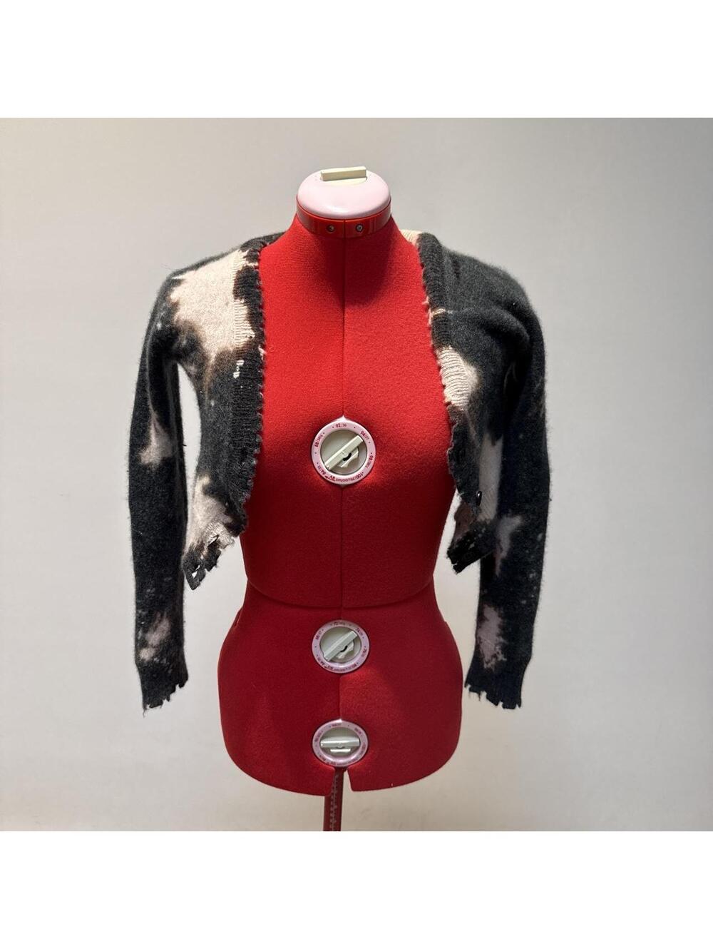 R13 Women's Black and Red Cardigan